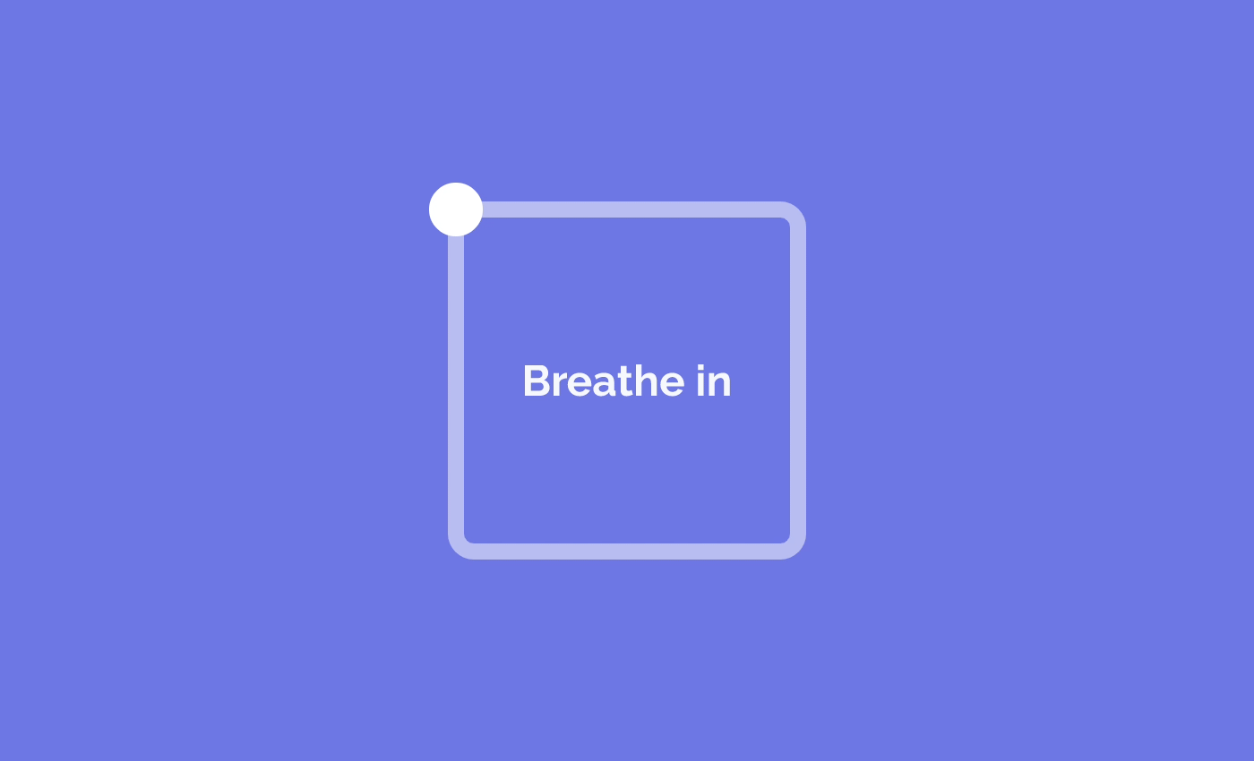 How to do Box Breathing - Visual guide - Noisli